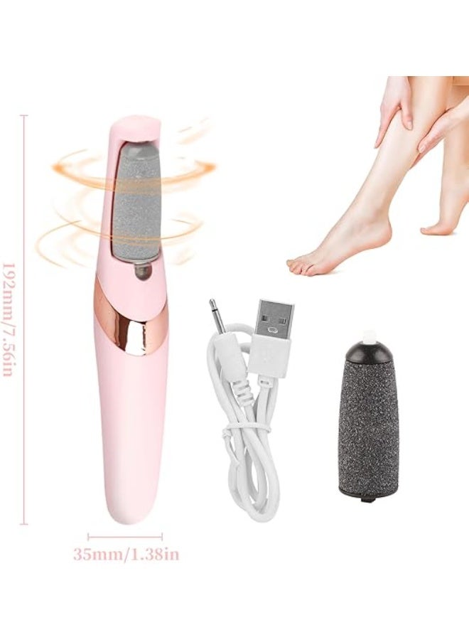 Electric Foot File, Electric Callus Remover, Electric Foot Sander, Rechargeable Exfoliating Foot, Callus Remover for Dead, Heavy, Dry Skin on the Heels - Image 1